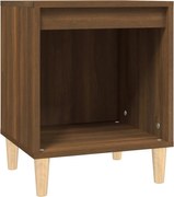 vidaXL Noptieră, stejar maro, 40x35x50 cm