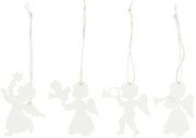IB Laursen Decoratiune de Craciun PAPER ANGEL, alba