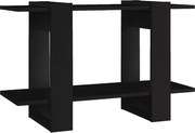 vidaXL Bibliotecă/Separator cameră, negru, 80x30x51 cm