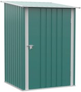 Outsunny Căsuță de Grădină pentru Unelte, 100x103x160 cm, Verde | Aosom Romania