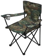 Cattara 13450 Scaun pliabil de camping Bari,armată , 49 x 39 x 84 cm