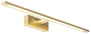 Aplică din alamă 62 cm cu LED inclus IP44 - Jerre