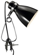 Veioza, Lampa cu clip Cyclone neagra 73072003NL