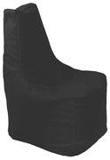 Fotoliu tip Scaun Sunlounger, Material Piele Ecologica - Dark Grey