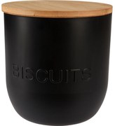 Recipient de depozitare bucatarie, capac din bambus, 1700 ml