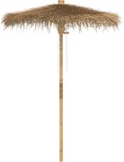vidaXL Umbrelă Tiki cu baldachin din frunze de banană 150 cm bambus