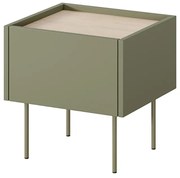Măsuță de noptieră cu sertar Desin 45 cm 1S - Olive / Stejar nagano