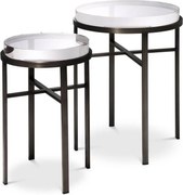 Set de 2 masute laterale design LUX Hoxton bronz 114911 HZ