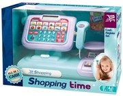 Casa de marcat de jucarie, albastru-mov