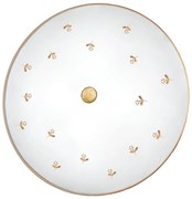 Kolarz 731.U14.4.160 - Aplică de perete NONNA, 4xE27/60W/230V, Ø 54 cm, cu formă de floare, aur roz