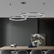 Lustra LED Cu Telecomanda, Elit's, ORO Lux 2, Negru 120w