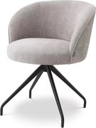 Scaun pivotant design elegant LUX Masters, Sisley grey