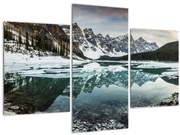 Tablou - lacul iarna (90x60 cm)