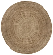 Covor decorativ rotund, pânză, Ø 120 cm