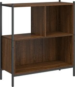 vidaXL Bibliotecă, stejar maro, 72x28x77,5 cm, lemn prelucrat