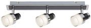 Lustra / Plafoniera LED cu 3 spoturi pentru baie IP44 Harold