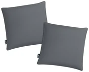 Set 2 buc perne de exterior EMPARO 50x50 cm, gri inchis
