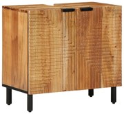 vidaXL Dulap chiuvetă de baie, 62x33x58 cm, lemn masiv acacia