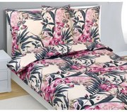 Bellatex Lenjerie de pat din bumbac Amarylka roz,140 x 200 cm, 70 x 90 cm