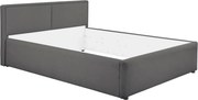 Cadru pat NEDIN 140x200, stofa clasica gri inchis - Maya 21
