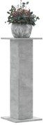 vidaXL Suport de plante, 2 buc., gri beton, 30x30x80 cm lemn prelucrat