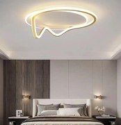 Lustra LED G3942 GD – 138W, cu telecomanda, 3 temperaturi de culoare