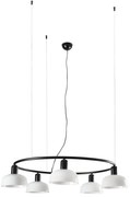 Lustra suspendata design modern TATAWIN S alb