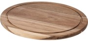 Tăviță de tăiat din lemn de acacia, rotundă, Ø 30 cm