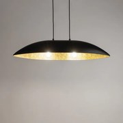 Lustră pe cablu GONDOLA 2xE27/60W/230V negru/auriu