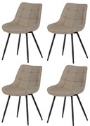 Set de scaune de sufragerie CT-395 CRM2, 4 buc.