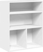 vidaXL Bibliotecă, alb, 60x30x71,5 cm, lemn prelucrat