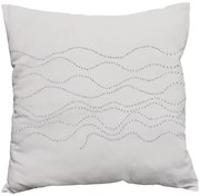 Husa de perna decorativa GUST 40x40 cm, alba