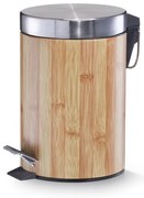Coș de baie BAMBOO, recipient pentru gunoi - 3 l, ZELLER, bej