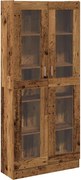vidaXL Dulap înalt, lemn vechi, 82,5x30,5x185 cm, lemn prelucrat