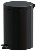 Coș de gunoi cu călcare, 20 l, negru