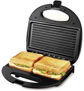 Sandwich maker Rosberg R51442C, 750W, 2 felii, Antiaderent, Inox, Negru