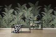 Tapet Jungle Pearl, Black, Rebel Walls