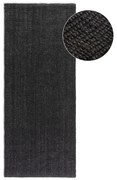 Covor tip traversă negru din iută 80x200 cm Bouclé – Hanse Home