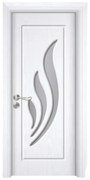Usa Interior din MDF Novo Doors ND310, Cadru din Lemn Masiv, Geam Sablat, KIT COMPLET, Toc , Manere si balamale incluse (Culoare: Alb, Dimensiune: 60
