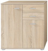 Comoda 2-2T2S, stejar sonoma, TAMPA