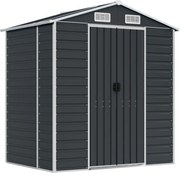 vidaXL Șopron de grădină, antracit, 191x130x198 cm, oțel galvanizat
