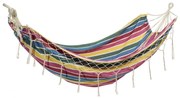 Hamac Red&Yellow, Heinner, 200x160 cm, policoton, rosu/galben