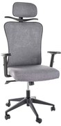 Scaun de birou Valrose II, gri