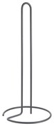 Suport vertical pentru prosoape de bucătărie din hârtie negru mat din oțel ø 14 cm Lava – Metaltex