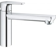 Baterie bucatarie cu pipa rotativa, Grohe BauEdge, crom, 31693000