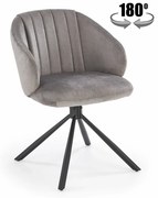 Scaun rotativ K533 stofa gri