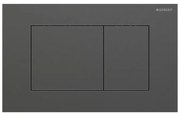 Clapeta de actionare Geberit Sigma40 Slim crom-negru finisaj periat