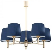 Candelabru modern design elegant PONTE 5L bleumarin