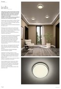 Plafonieră LED Redo 01-3731 FRISBI LED/12W/230V 3000/4000K IP44 alb