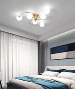 Lustră cu 6 Brațe – Soclu E27, Design Modern, 80×80×20 cm